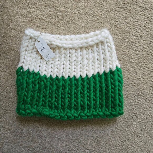 NWT Mischa Lampert Kelly and White Large Snood - Picture 3 of 13